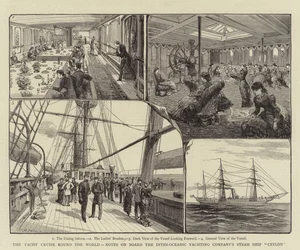 Die Yachtkreuzfahrt um die Welt, Notizen an Bord des Dampfschiffs Ceylon der Inter-Oceanic Yachting Company